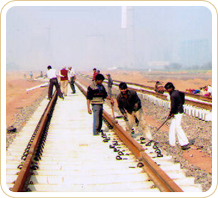 Railway Track Construction India